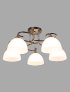 Люстра XA1635/5, 5×60 Вт, E27, цвет чёрный хром  (артикул 10987906)  большой выбор товаров оптом и в розницу по низким ценам с доставкой