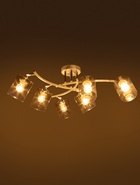 Люстра XA1682/6, 6×60 Вт, E27, белая  (артикул 10987907)  большой выбор товаров оптом и в розницу по низким ценам с доставкой