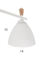 Люстра XA1689/4, 4×60 Вт, E27, белый  (артикул 10987908)  большой выбор товаров оптом и в розницу по низким ценам с доставкой