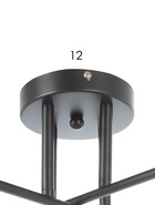 Люстра XA1689B/4, 4×60 Вт, E27, чёрная  (артикул 10987909)  большой выбор товаров оптом и в розницу по низким ценам с доставкой