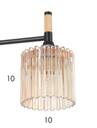 Люстра XA1689B/4, 4×60 Вт, E27, чёрная  (артикул 10987909)  большой выбор товаров оптом и в розницу по низким ценам с доставкой