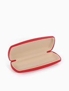 УЦЕНКА Футляр для очков на хлопушке, размер 16×6.5×3.5 см, красный - Фото 5