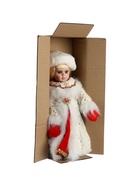 УЦЕНКА Снегурочка «В текстурной шубке» 32 см, белый - Фото 5