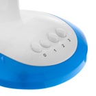 УЦЕНКА Вентилятор Luazon LOF-03, настольный, 35 Вт, 28 см, 3 режима, пластик, бело-синий - Фото 4