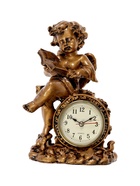 УЦЕНКА Часы настольные интерьерные на батарейках "Ангел с книжкой", 12.5 х 23 см, циферблат d-6 см 1 - Фото 5