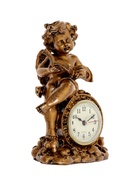 УЦЕНКА Часы настольные интерьерные на батарейках "Ангел с книжкой", 12.5 х 23 см, циферблат d-6 см 1 - Фото 6