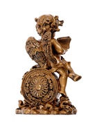 УЦЕНКА Часы настольные интерьерные на батарейках "Ангел с книжкой", 12.5 х 23 см, циферблат d-6 см 1 - Фото 7