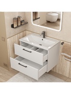 Тумба подвесная Uperwood, под раковину Uperwood Foster New 70 см, цвет белый 10994189