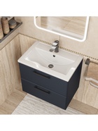 Тумба подвесная Uperwood, под раковину Uperwood Foster New 60 см, цвет черный 10994194