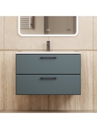 Тумба подвесная Uperwood, под раковину Uperwood Foster New 80 см, цвет серый графит 10994202