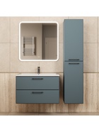 Тумба подвесная Uperwood, под раковину Uperwood Foster New 80 см, цвет серый графит 10994202