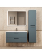 Тумба подвесная Uperwood, под раковину Uperwood Foster New 100 см, цвет серый графит 10994204