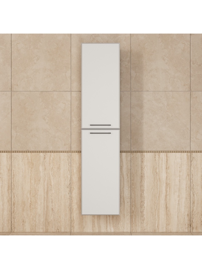 Шкаф - пенал навесной для ванной Uperwood Foster NEW, 360×300×1600 мм, цвет белый - Фото 1