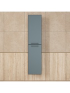 Шкаф - пенал навесной для ванной Uperwood Foster NEW 36×30×160 см, цвет серый графит  (артикул 10994207)  большой выбор товаров оптом и в розницу по низким ценам с доставкой