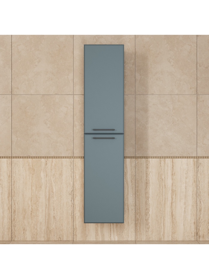 Шкаф - пенал навесной для ванной Uperwood Foster NEW, 360×300×1600 мм, цвет серый графит - Фото 1