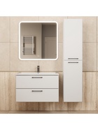 Тумба подвесная Uperwood, с раковиной Uperwood Foster New 80 см, цвет белый  (артикул 10994239)  большой выбор товаров оптом и в розницу по низким ценам с доставкой