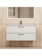 Тумба подвесная Uperwood, с раковиной Uperwood Foster New 100 см, цвет белый  (артикул 10994242)  большой выбор товаров оптом и в розницу по низким ценам с доставкой