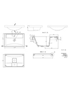 Тумба подвесная Uperwood, с раковиной Uperwood Foster New 60 см, цвет черный  (артикул 10994243)  большой выбор товаров оптом и в розницу по низким ценам с доставкой