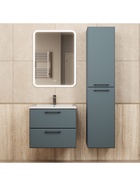 Тумба подвесная Uperwood, с раковиной Uperwood Foster New 60, цвет серый графит - Фото 8