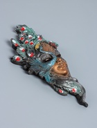 УЦЕНКА Венецианская маска "Павлин" цветной, 35см - Фото 3