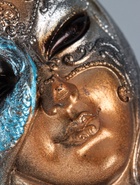 УЦЕНКА Венецианская маска "Павлин" цветной, 35см - Фото 7