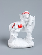 УЦЕНКА Фигурка «Ангел на лошади», 13.5×10×6.5 см, белый - Фото 2