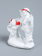 УЦЕНКА Фигурка «Ангел на лошади», 13.5×10×6.5 см, белый - Фото 4