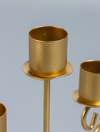 УЦЕНКА Подсвечник металл на 3 свечи «Канделябр» d=2.5 см золото 14.5×8×24 см - Фото 3