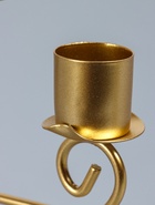 УЦЕНКА Подсвечник металл на 3 свечи «Канделябр» d=2.5 см золото 14.5×8×24 см - Фото 4