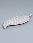 УЦЕНКА Набор блюд «Листья тропические», 60 см, 50 см, 40 см, дерево, белый - Фото 3