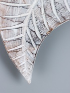 УЦЕНКА Набор блюд «Листья тропические», 60 см, 50 см, 40 см, дерево, белый - Фото 4