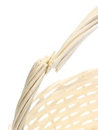 УЦЕНКА Набор 3 шт корзин плетеных 47х39х14 40х32х15 33х25х13 см, ПЛЕТ ручка h=26/23/20см белый 99048 - Фото 2