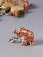 Брелок для ключей на кольце «Слон», набор 10 шт., оникс - Фото 2