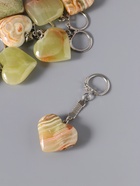 Брелок для ключей на кольце «Сердце», 3.5×3.5 см, набор 10 шт., оникс - Фото 2