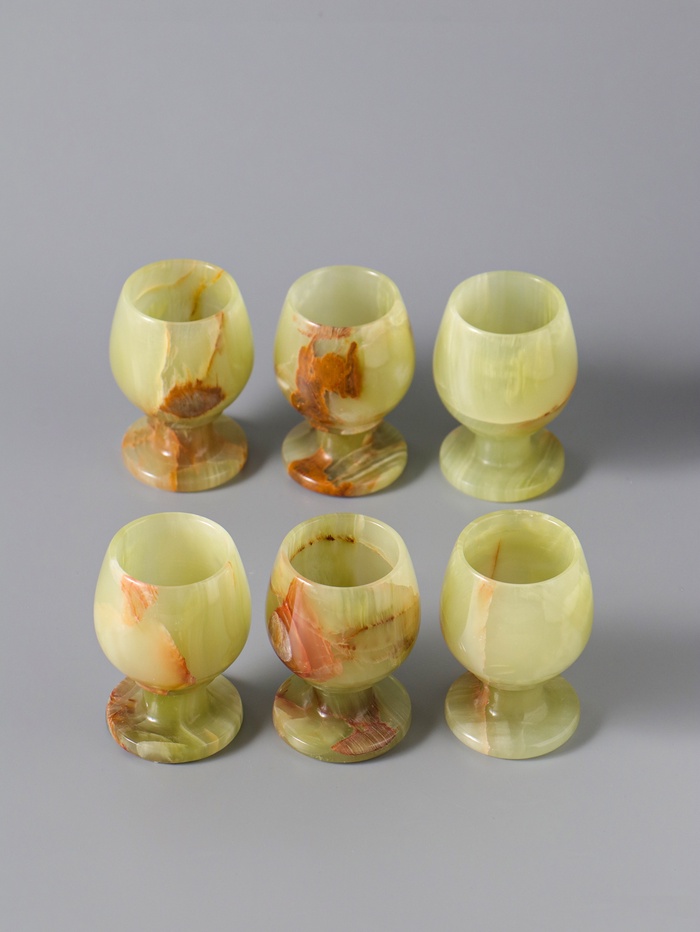 Набор рюмок 6 шт. «Грация», 5×7.5 см, оникс - Фото 1