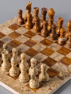 Шахматы настольные «Элит», серый,черный, доска 40×40 см, оникс - Фото 2