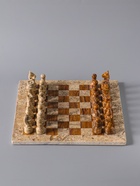 Шахматы настольные «Элит», серый,черный, доска 40×40 см, оникс - Фото 3