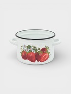 УЦЕНКА Кастрюля эмалированная, 3 л, d=19.2 см, без крышки, белая - Фото 1