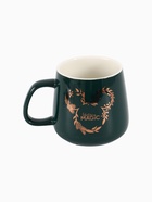 УЦЕНКА Кружка керамическая новогодняя с крышкой и ложкой Winter magic, 350 мл, Микки Маус - Фото 4