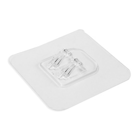 Держатель с клейкой поверхностью ТУНДРА, 60х60 мм, набор 6 шт  (артикул 10990607)  большой выбор товаров оптом и в розницу по низким ценам с доставкой