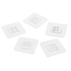 Держатель с клейкой поверхностью ТУНДРА, 60×60 мм, набор 6 шт. - Фото 2