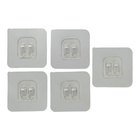 Держатель с клейкой поверхностью ТУНДРА, 60х60 мм, набор 6 шт  (артикул 10990607)  большой выбор товаров оптом и в розницу по низким ценам с доставкой