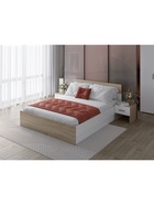 Кровать двуспальная «Юнона», 1600×2000 мм, цвет дуб сонома/белый - Фото 2