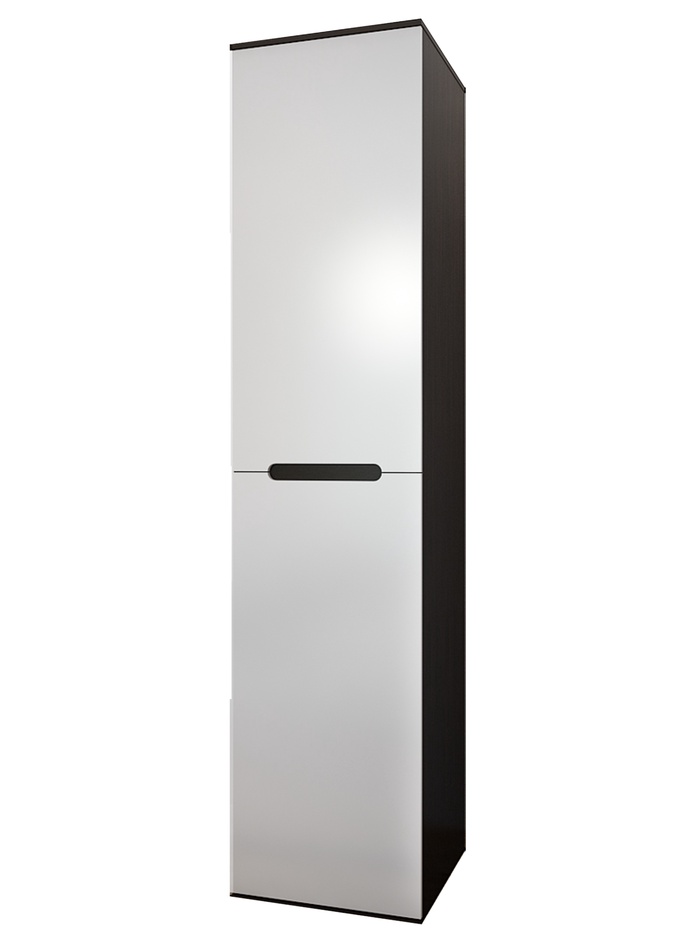 Шкаф - пенал «Вегас», с полками, 500×606×2236 мм, цвет венге/белая эмаль МДФ - Фото 1