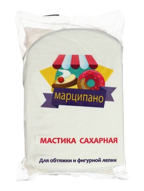 Мастика сахарная, белая, цветочная, для обтяжки и фигурной лепки, 1 кг