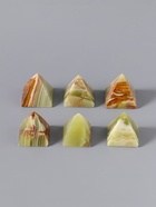 Набор фигурок 6 шт. «Пирамида», 3.8 см, оникс - Фото 1