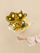 Воздушный шар фольгированный 9" «Сердце», набор 5 шт.  (артикул 10943036)  большой выбор товаров оптом и в розницу по низким ценам с доставкой