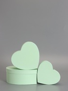 Набор подарочных коробок 3 в 1 сердца, мятный, 22×20×9; 18.5×17×7.5; 16×14×6 см - Фото 3