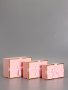 Набор подарочных коробок 3 в 1 прямоугольные с бантом, розовый, 23×16×9.5; 21×14×8; 19×12×6.5 см - Фото 2