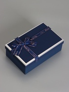 Набор подарочных коробок 3 в 1 прямоугольные с бантом, ночной синий, 23×16×9.5; 21×14×8; 19×12×6.5 см - Фото 4